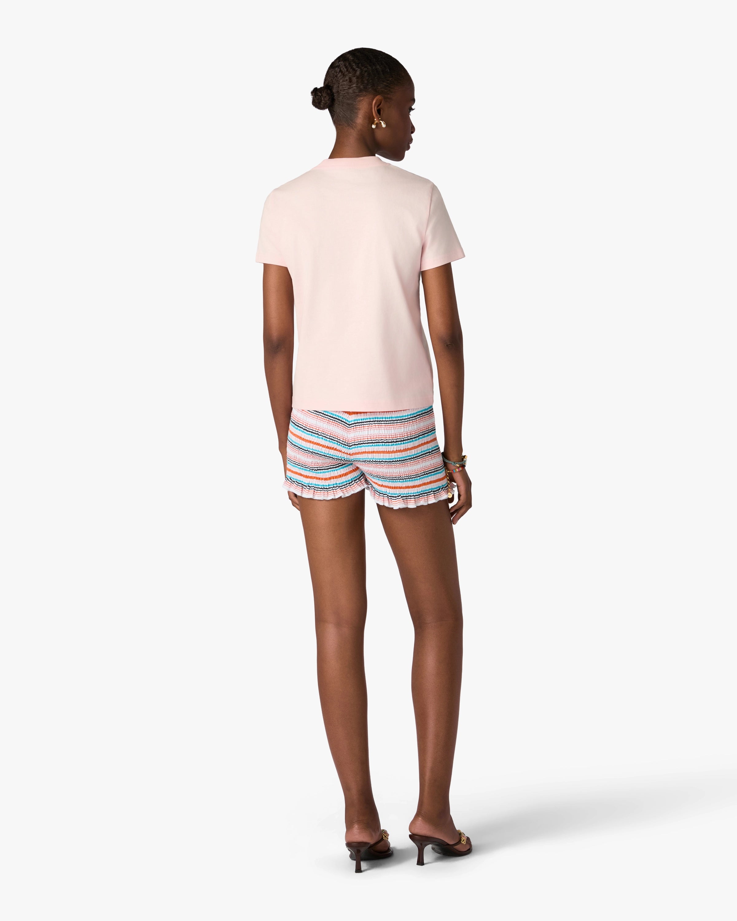 Pink Tennis Club Icon Pyramid Abduction Fitted Short Sleeve T-Shirt