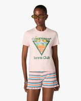 Pink Tennis Club Icon Pyramid Abduction Fitted Short Sleeve T-Shirt
