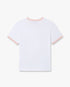 White Casa Way Ringer Short Sleeve T-Shirt