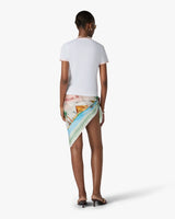 White Casa Way Ringer Short Sleeve T-Shirt