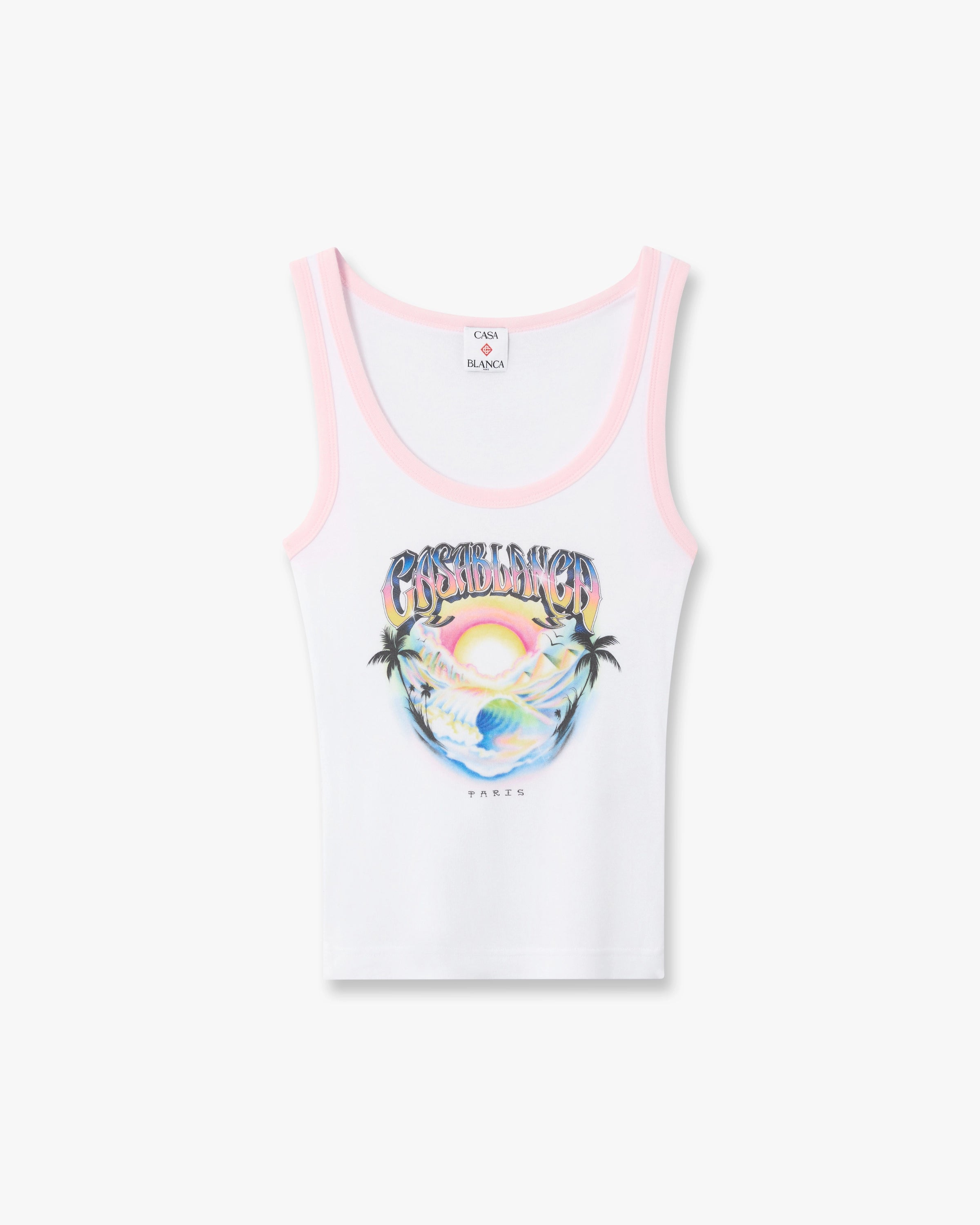 Multicolour Airspray Printed Tank Top