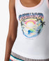 Multicolour Airspray Printed Tank Top