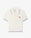 White Boucle Tennis Short Sleeve Polo Shirt