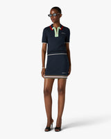Navy Merino Mini Skirt