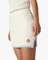 White Boucle Tennis Mini Skirt
