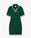 Green V-Neck Polo Mini Dress