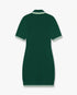 Green V-Neck Polo Mini Dress