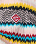Multicolour Knit Chevron Short Sleeve Polo Shirt