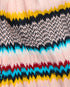 Multicolour Knit Chevron Mini Skirt