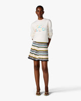 Cream Stacked Logo Jumper