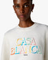 Cream Stacked Logo Jumper
