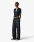 Navy Merino Short Sleeve Polo Shirt