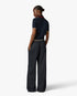 Navy Merino Short Sleeve Polo Shirt