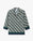 Green & Navy Check Monogram Pyjama Long Sleeve Silk Shirt