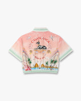 Pink Ethereal Cotton Cropped Long Sleeve Shirt