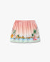 Pink Ethereal Cotton Mini Skirt