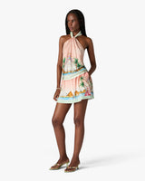 Pink Ethereal Cotton Mini Skirt