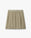 Light Brown Pleated Mini Skirt