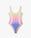Multicolour Gradient Printed Swimsuit