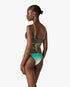 Blue & Green Gradient String Beaded Bikini Bottom