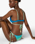 Blue & Green Gradient String Beaded Bikini Bottom