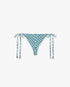 Green Cubist CC Monogram String Beaded Bikini Bottom