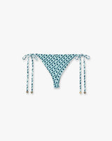Green Cubist CC Monogram String Beaded Bikini Bottom
