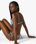 Green Cubist CC Monogram String Beaded Bikini Bottom