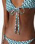 Green Cubist CC Monogram String Bikini Top