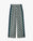 Green & Navy Check Monogram Silk Trousers