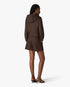 Dark Brown Cotton Monogram Shorts