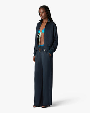 Navy Monogram Trousers