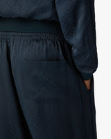 Navy Monogram Trousers