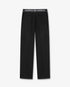 Black Wool Tailored Trousers