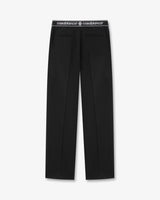 Black Wool Tailored Trousers