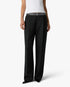 Black Wool Tailored Trousers
