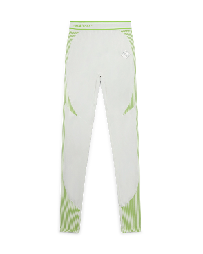 Grey and Lime  Seamless Leggings