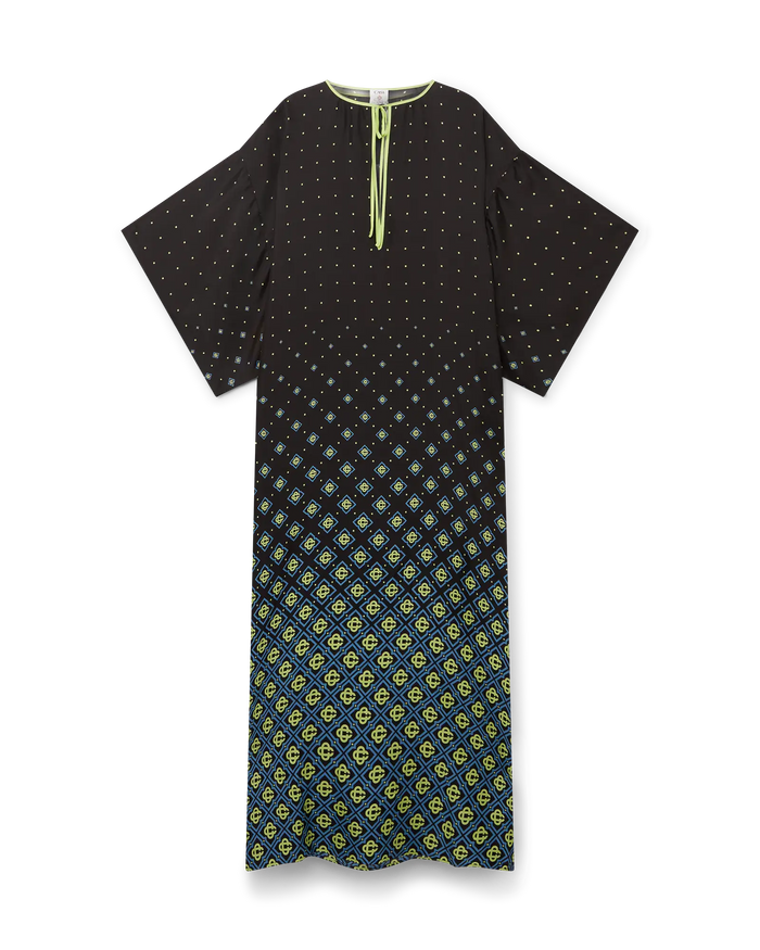 Degrade Monogram Silk Kaftan