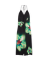 Orchid Glitch Silk Dress