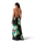 Orchid Glitch Silk Dress