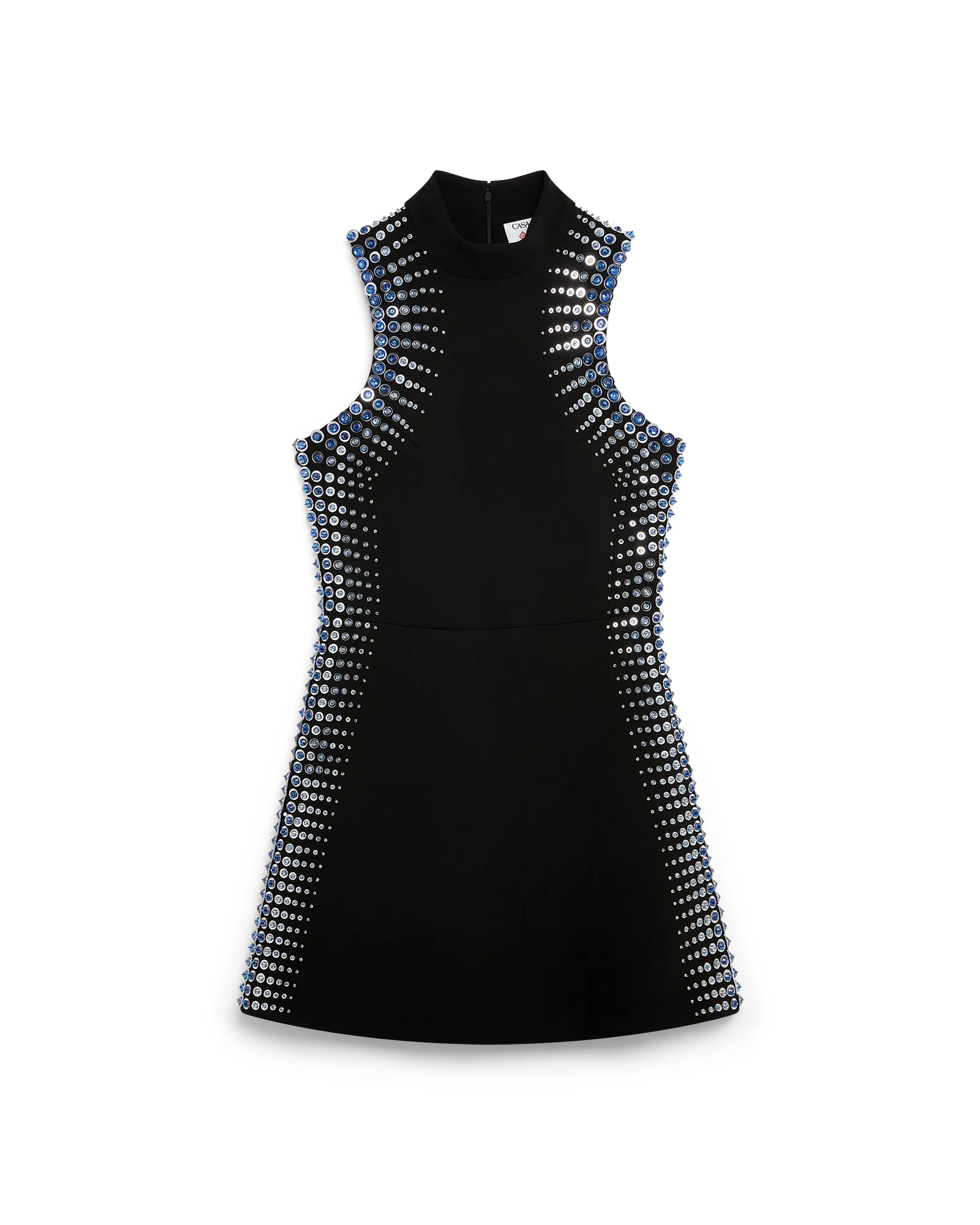 Black Embellished Mini Dress