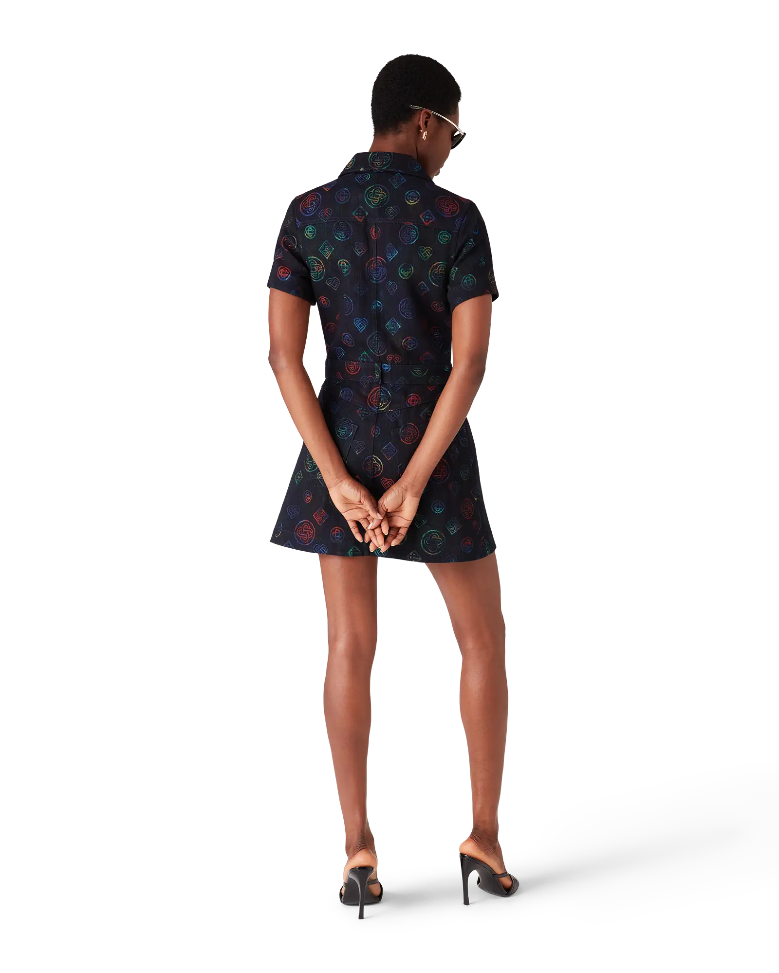 Heatmap Monogram Denim Dress