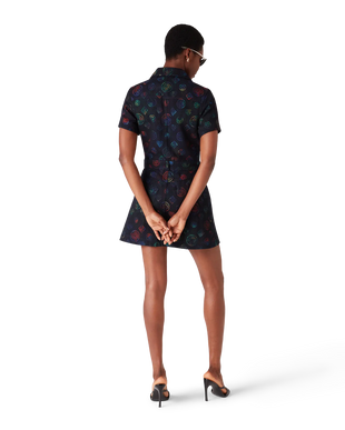 Heatmap Monogram Denim Dress