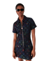 Heatmap Monogram Denim Dress