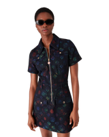Heatmap Monogram Denim Dress