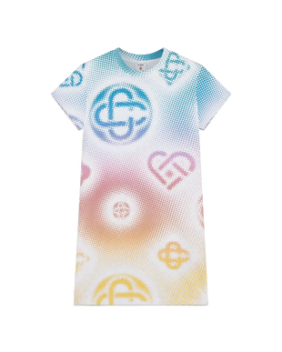 Halftone Logo T-Shirt Dress