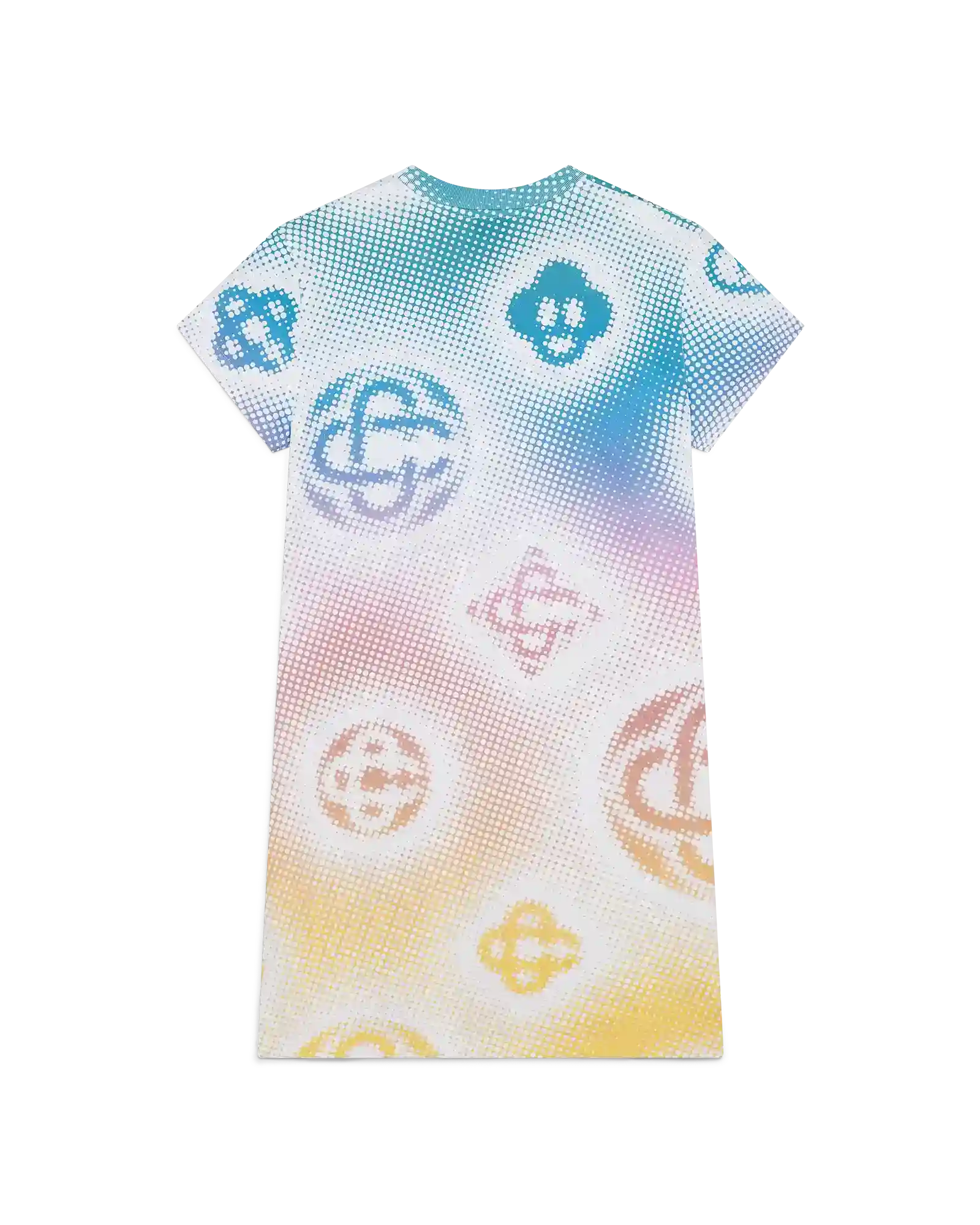 Halftone Logo T-Shirt Dress