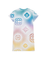 Halftone Logo T-Shirt Dress