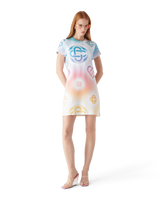 Halftone Logo T-Shirt Dress