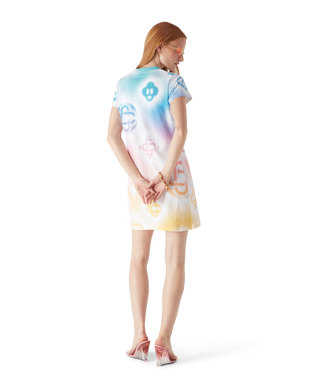 Halftone Logo T-Shirt Dress